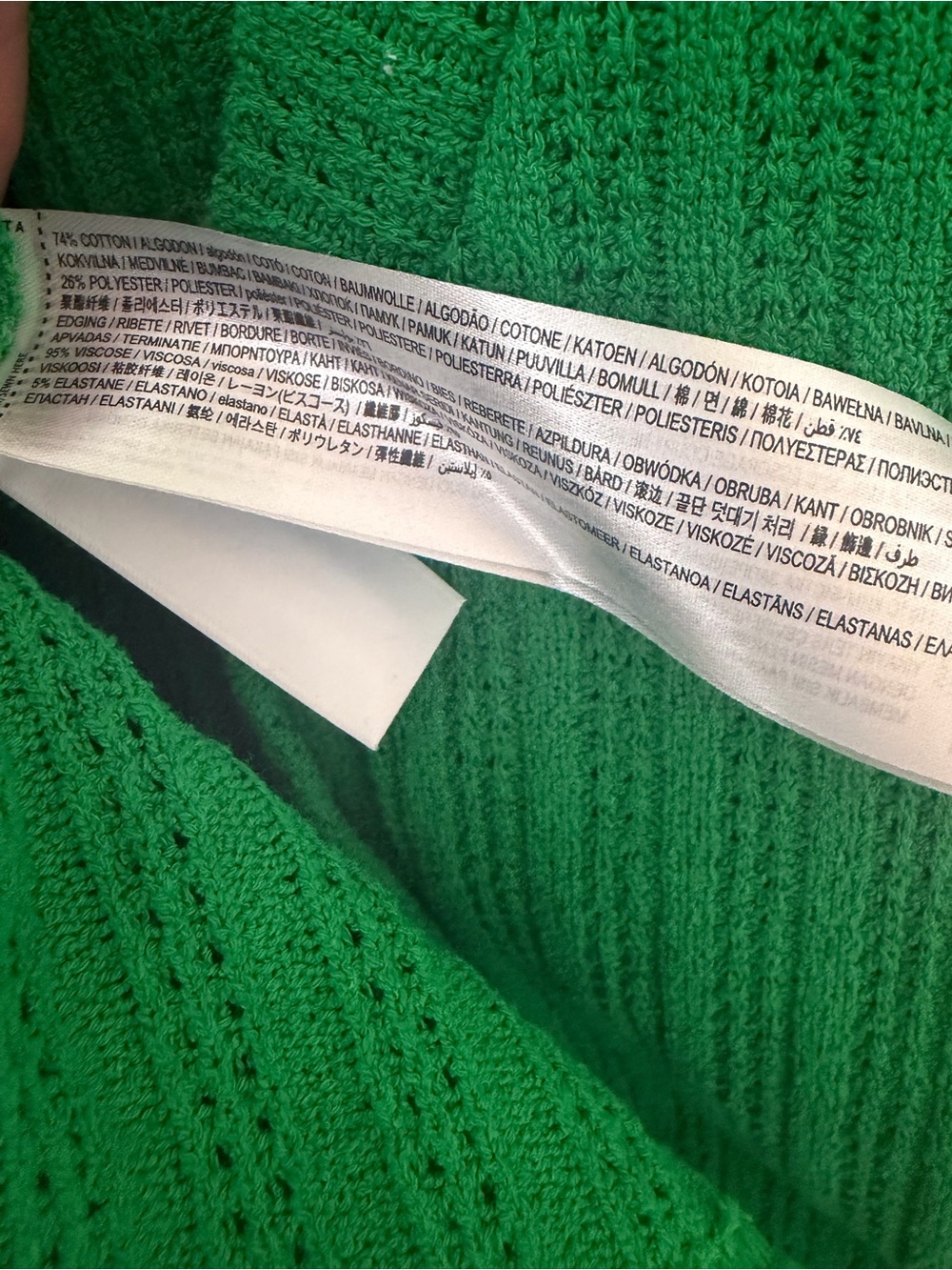 Mango Bright Green Knit Vest - Picture 11 of 11